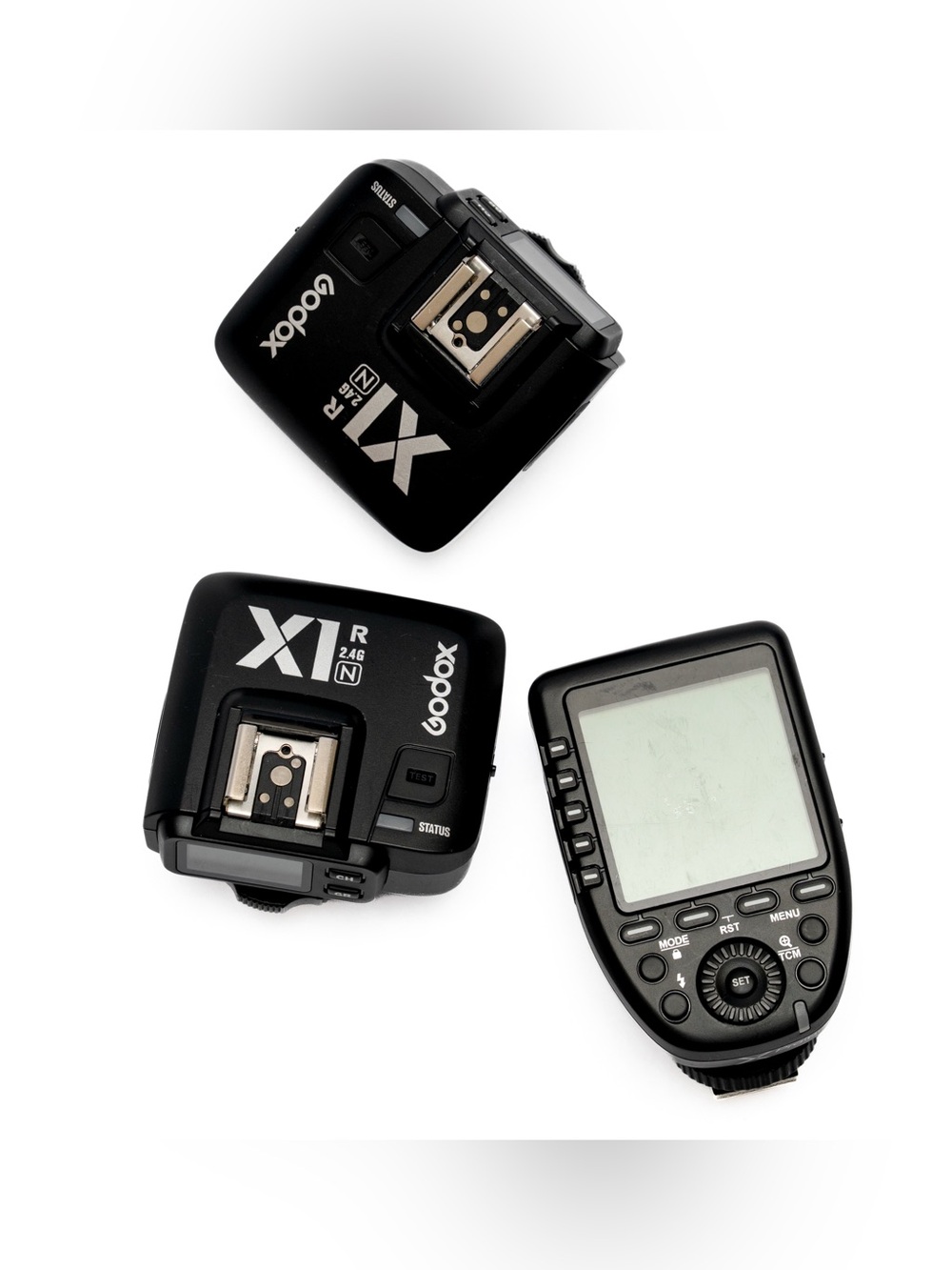Godox Pro N Wireless Flash transmitter & two X1 R N receivers